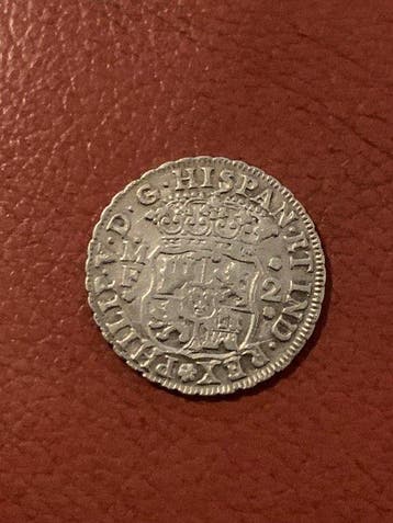 Spanje. Felipe V. 2 Reales 1739 Mexico MF