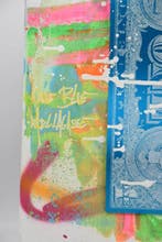 Karl Lagasse (1981) - One blue signature with sky blue one, Antiquités & Art