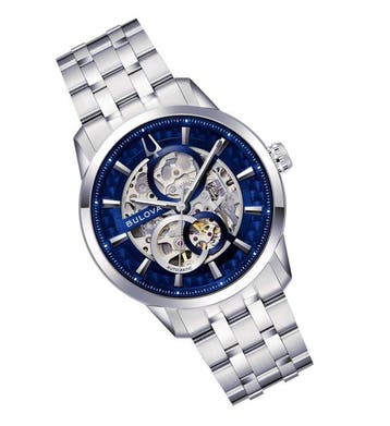 Bulova - Collezione Surveyor Automatic Skeleton Blue Edition