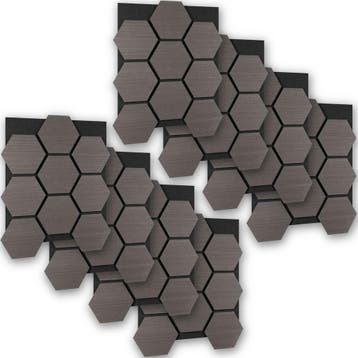 Akoestische panelen Sonic Shield houtlook - eiken grijs, Verzenden