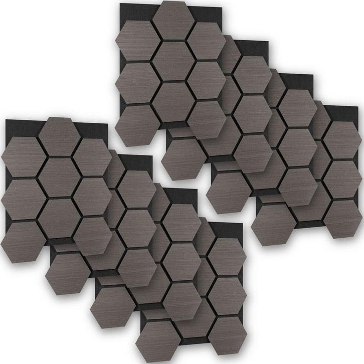 Akoestische panelen Sonic Shield houtlook - eiken grijs, Maison & Meubles, Bureaux, Envoi