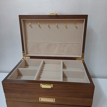 Boîte à bijoux - Coffret à bijoux - Bois - Jewelry Box
