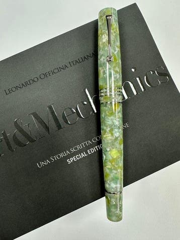 Leonardo Officina Italiana - MZG Giada - #8 steel nib -, Nieuw