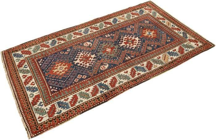 Kazak - Antik - Vloerkleed - 227 cm - 127 cm - Exclusieve, Maison & Meubles, Ameublement | Tapis & Moquettes
