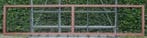 pvc raam , chassis 368 x 80  houtnerf makore, Doe-het-zelf en Bouw, Kunststof, Nieuw, Ophalen of Verzenden, Inclusief glas