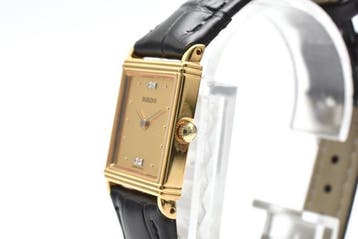 Rado - Rado Vintage Rectangular Quartz Dress Watch - Sans, Nieuw
