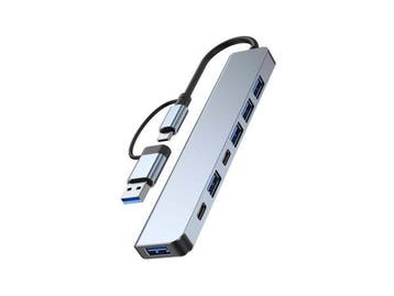 Veiling - 7 in 1 hub - USB-A en USB-C