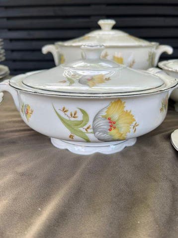 Epiag - Service de table pour 6 personnes (20) - Porcelaine