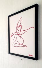 Liesens - Relax (Handpainted on canvas met lijst)