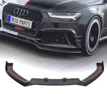 SPOILER LAME DE PARE-CHOCS AVANT AUDI A6 LOOK RS6 16-18 NOIR, Verzenden