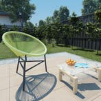 vidaXL Tuinstoel Acapulco poly rattan groen, Verzenden, Nieuw