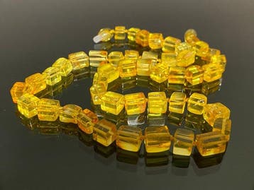 Lemon & Honey Uniek Baltisch Amber Halsketting -