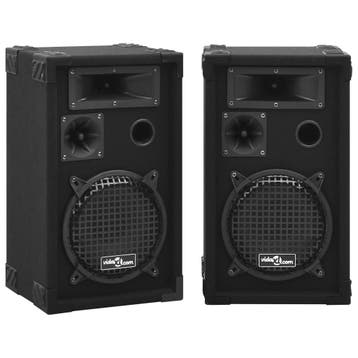 vidaXL Hifi-podiumluidsprekers 2 st passief professioneel, Audio, Tv en Foto, Luidsprekerboxen, Verzenden, Nieuw
