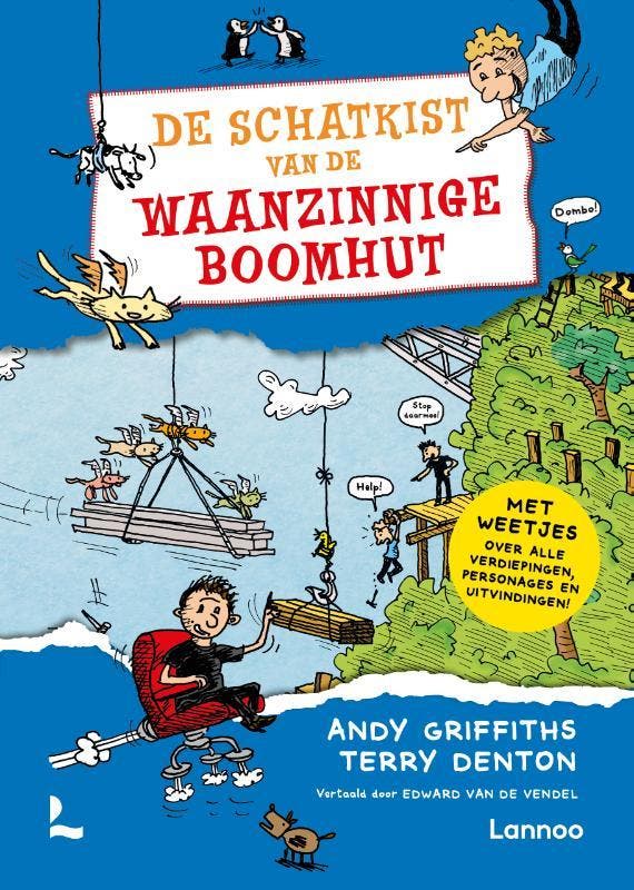De schatkist van de waanzinnige boomhut / De waanzinnige, Boeken, Kinderboeken | Jeugd | onder 10 jaar, Zo goed als nieuw, Verzenden