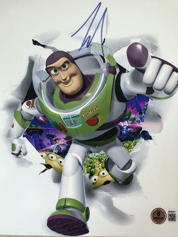 Toy Story - Tim Allen (Buzz Lightyear) - Autograph, Photo, Verzamelen, Nieuw