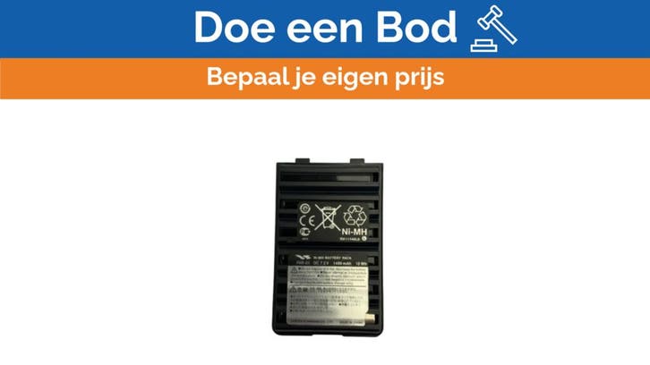 Bieden: Vertex FNB-83 Ni-MH Battery for HX370 Handheld Mari, Watersport en Boten, Navigatiemiddelen en Scheepselektronica, Ophalen of Verzenden