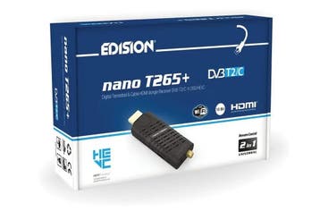 EDISION Nano T265+ HDMI Dongle-Ontvanger Terrestrisch TDT..., Audio, Tv en Foto, Ophalen of Verzenden, Nieuw