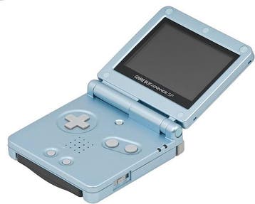 Nintendo Game Boy Advance SP Pearl Blue (Nette Staat), Games en Spelcomputers, Spelcomputers | Nintendo Game Boy, Ophalen of Verzenden