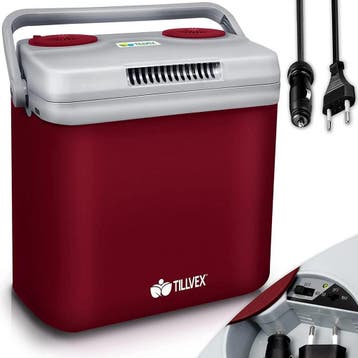 Tillvex Koelbox 32L - koelkastje voor auto &amp; camping -, Elektronische apparatuur, Verzenden, Nieuw