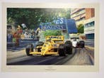 Lotus - Grand Prix de Monaco - Ayrton Senna - 1987 - Gravure, Nieuw