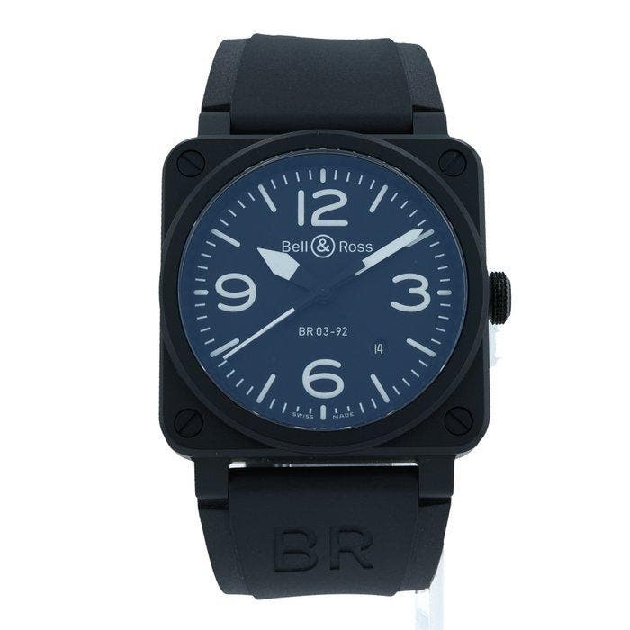 Bell & Ross - BR03-92 Black Matte - Zonder minimumprijs -, Handtassen en Accessoires, Horloges | Heren
