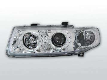 Carnamics Koplampen | Seat Leon 00-06 5-d | Angel Eyes chroo, Verzenden