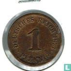 Duitsland - Duitse Rijk 1 pfennig 1874 (G), Verzenden, Duitsland, Losse munt