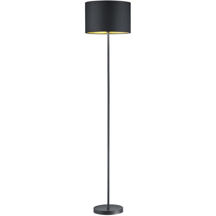 Moderne Zwarte LED Vloerlamp Trion Hostons - E27 Fitting & A, Maison & Meubles, Lampes | Lampadaires, Envoi
