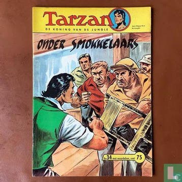 Tarzan - Onder smokkelaars - 1961, Boeken, Strips | Comics, Eén comic, Maxon, Rex., Verzenden, Europa