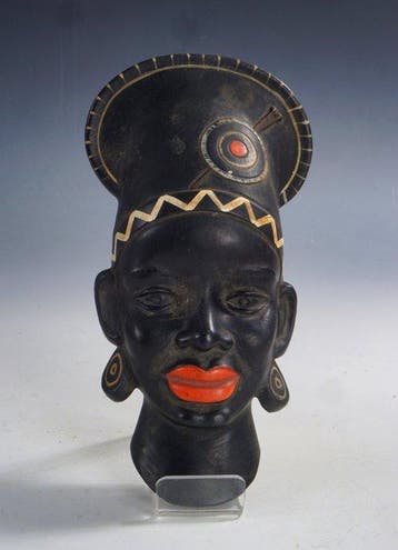 Lucky Chalkware - Plaque - Wandmasker in reliëf • Afrikaanse