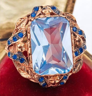 Sans prix de réserve - Bague - 9 carats Or rose, Argent, Handtassen en Accessoires, Ringen, Nieuw
