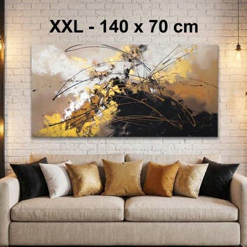 Monika Spiewak - Abstract - Oil Painting Stretched On The