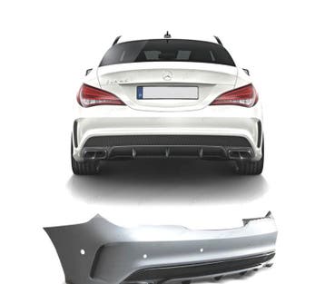 PARE CHOCS ARRIÈRE MERCEDES CLA C117 LOOK AMG CLA45, Verzenden