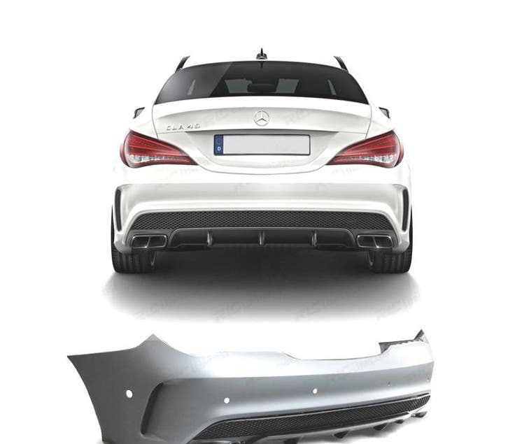 PARE CHOCS ARRIÈRE MERCEDES CLA C117 LOOK AMG CLA45, Autos : Pièces & Accessoires, Carrosserie & Tôlerie, Envoi