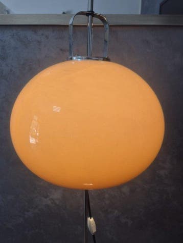 Harvey Guzzini, Meblo - Staande lamp - Chroom, Plastic -