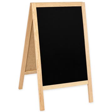 Krijtstoepbord | CLASSIC | Hout | Naturel |, Verzenden, Nieuw in verpakking