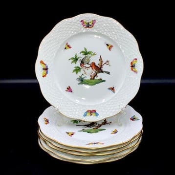 Herend - Exquisite Set of 6 Plates (19,3 cm) - Rothschild