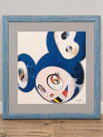 Takashi Murakami (1962) - and then x 6 blue
