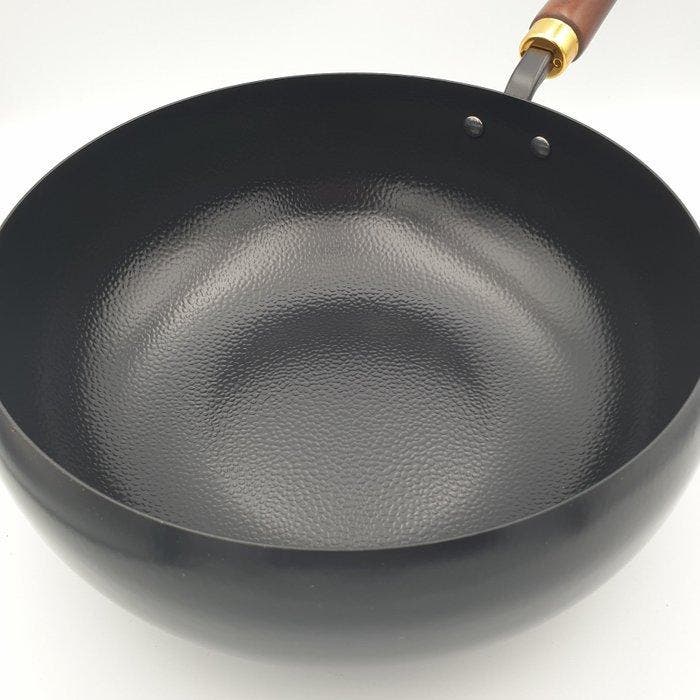 Steelpan (3) - Gietijzer - Ambachtelijke ijzeren wok, Antiek en Kunst, Antiek | Keukengerei