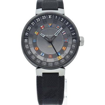 Louis Vuitton - Tambour Moon Dual Time GMT Watch 1.7 -, Nieuw
