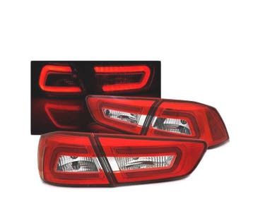 Feux Arrière Pour Mitsubishi Lancer 8 08-11 Berline Led Roug, Verzenden