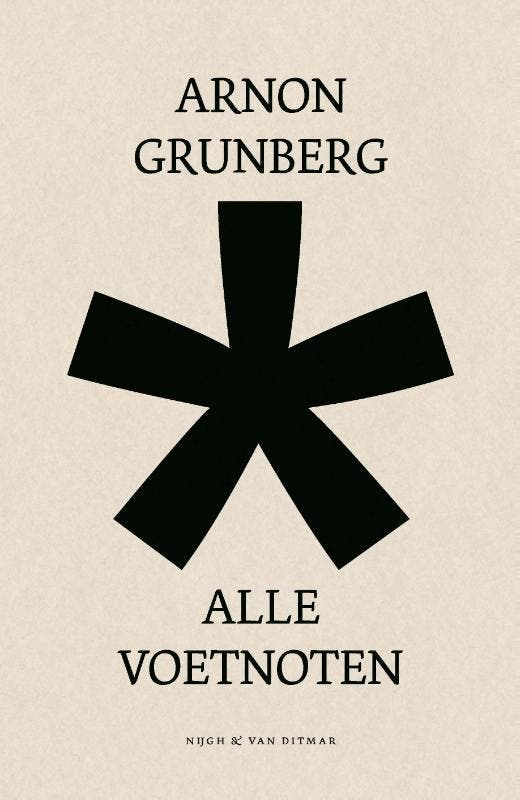 Alle Voetnoten | Arnon Grunberg | Nieuw, Boeken, Overige Boeken, Nieuw, Verzenden