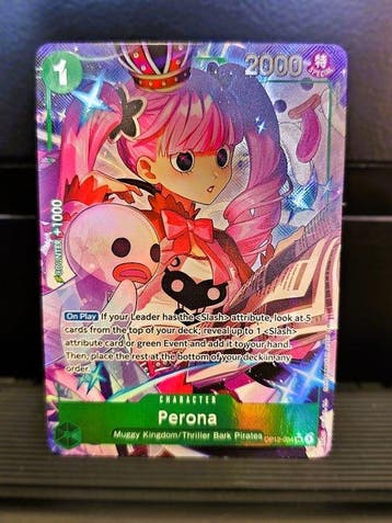 Bandai Card - One Piece PERONA OP12-034 SR Alternate Art |, Nieuw