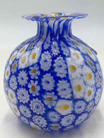 Livio Campanella - Vase - Verre de Murano - Vase en murrine