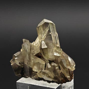 Gele anglesiet esthetiek, UV-gevoelig Kristallen op matrix -, Verzamelen, Mineralen en Fossielen