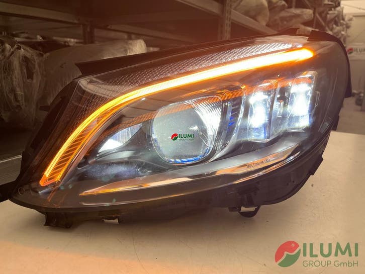 MERCEDES C KLASSE W205 PHARE AVANT GAUCHE KPL A2059066404, Auto-onderdelen, Verlichting, Gebruikt, Mercedes-Benz, Verzenden