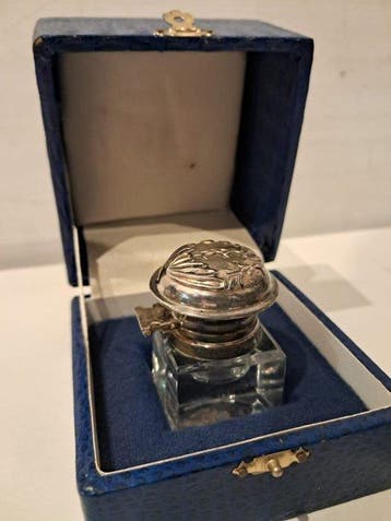 Zonder minimumprijs - Inktpot - Glas, Zilver, Nieuw