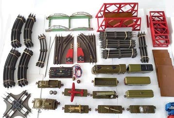 Marx - Speelgoed trein Army Supply Train 500 - 1940-1950 -