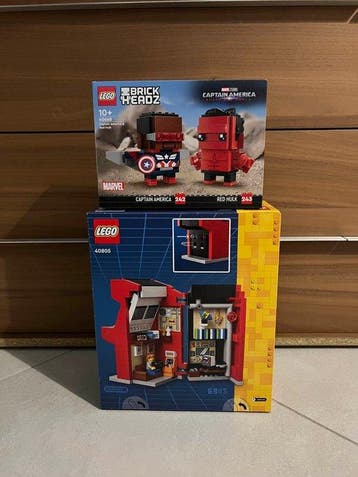 Lego Set - Marvel, BrickHeadz - Lego 40805 Cabinato arcade, Nieuw