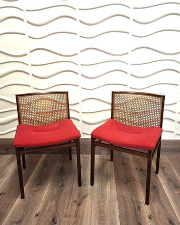 La Linea - Tito Agnoli - Chaise (4) - Bois, Textile